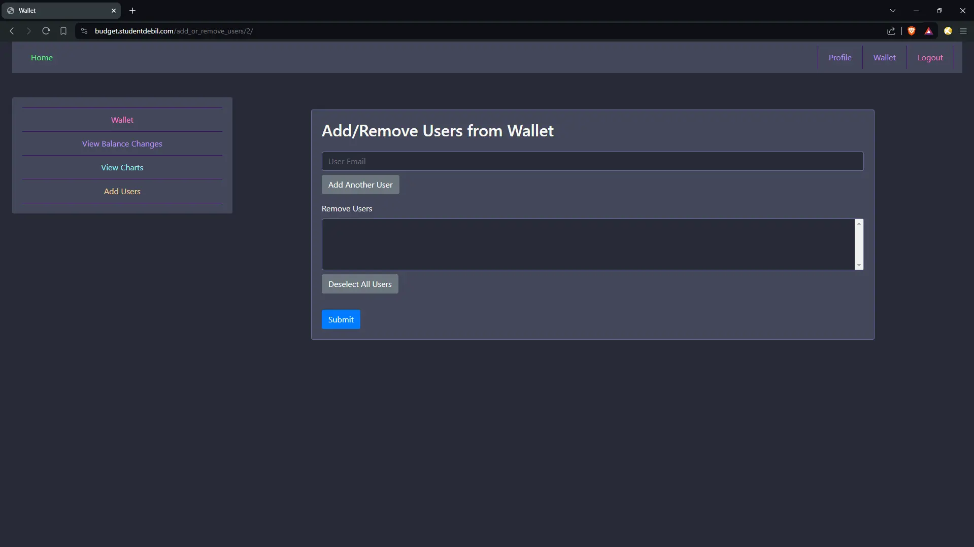 Add or Remove Users